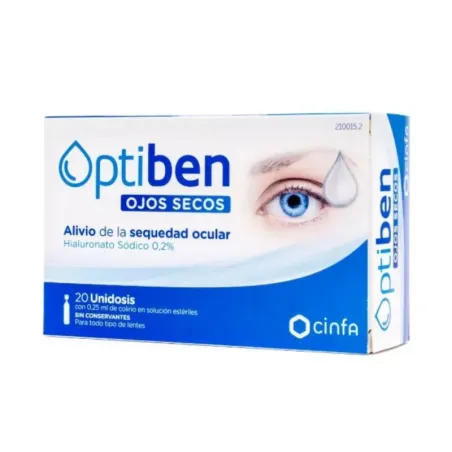 Optiben Ojos Secos, 20 Monodosis | BelliFarma