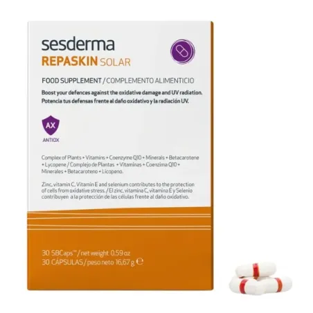 Sesderma Repaskin Solar, 30 cápsulas | BelliFarma