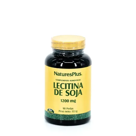 Nature's plus lecitina de soja 1200 mg 90 perlas | BelliFarma