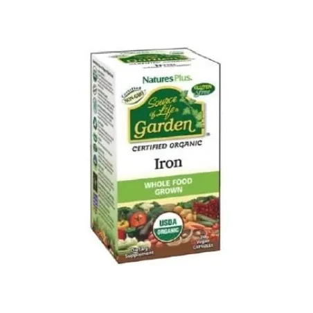 Natures Plus Garden Hierro 18 mg 30 caps | BelliFarma