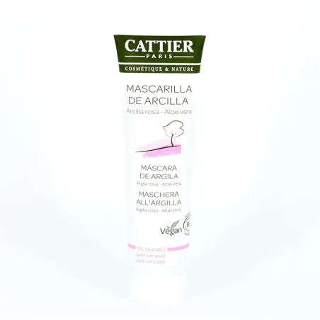 Cattier Mascarilla Arcilla Rosa (Piel sensible), 100ml | BelliFarma