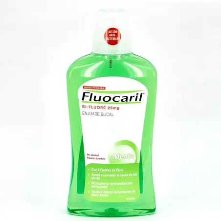 Fluocaril Bi-Fluore 25 mg Enjuague Bucal, 500 ml | BelliFarma