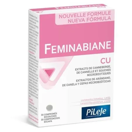 Pileje Feminabiane CU, 30 comprimidos bicapa | BelliFarma