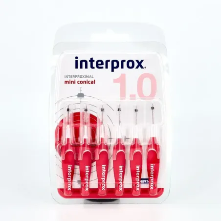 Interprox Miniconico Rojo Recto, 6Uds | BelliFarma