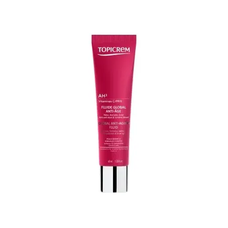 Topicrem AH3 Fluido Global Antiedad, 40ml | BelliFarma