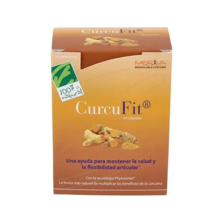 100% Natural CurcuFit, 60 Cápsulas | BelliFarma