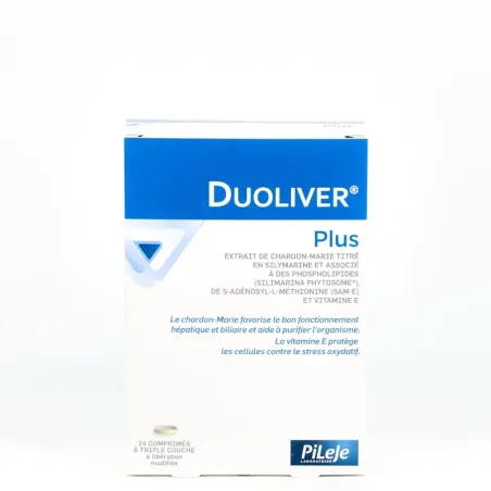 Pileje Duoliver Plus, 24 comprimidos | BelliFarma