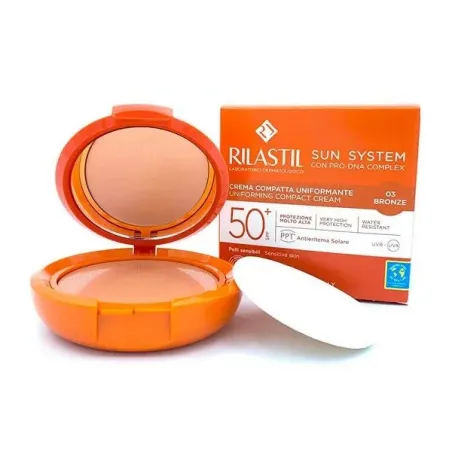 Rilastil Sun System 50+ Compacto Bronze, 10 g. | BelliFarma
