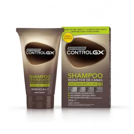 Just for Men Control GX Champú Reductor de Canas, 118 ml | BelliFarma