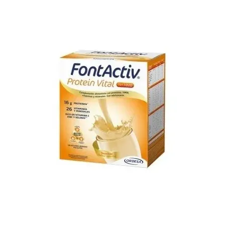 FontActiv Protein Vital Vainilla, 14 Sobres | BelliFarma