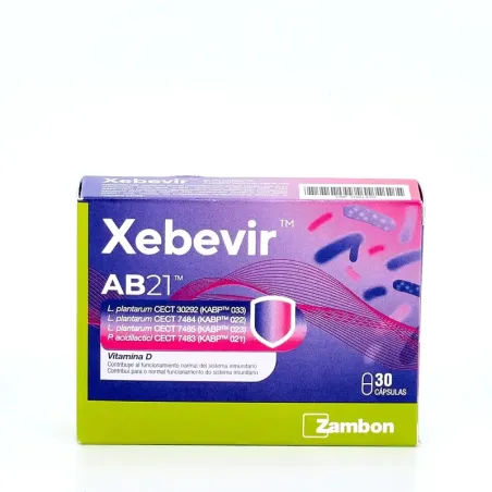 Zambon Xebevir AB21, 30 cápsulas | BelliFarma
