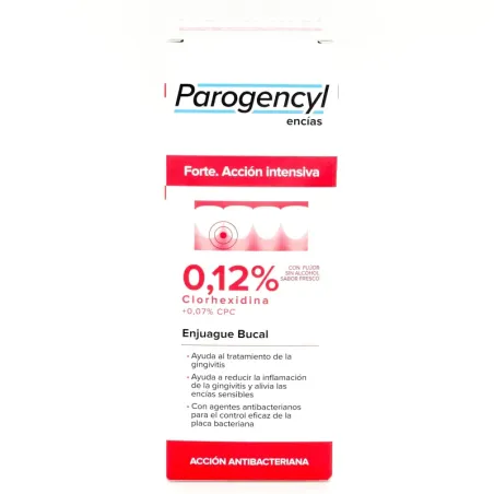 Parogencyl Encías forte acción intensiva enjuague bucal, 500 ml | BelliFarma