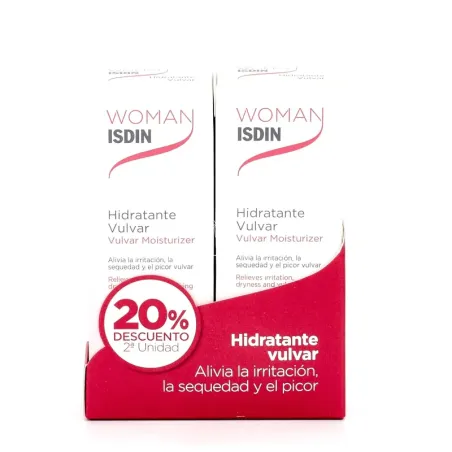 Woman Isdin Hidratante vulvar duplo, 30 g + 30 g. | BelliFarma
