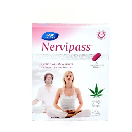 Nervipass cannabis sativa, 30 comprimidos | BelliFarma