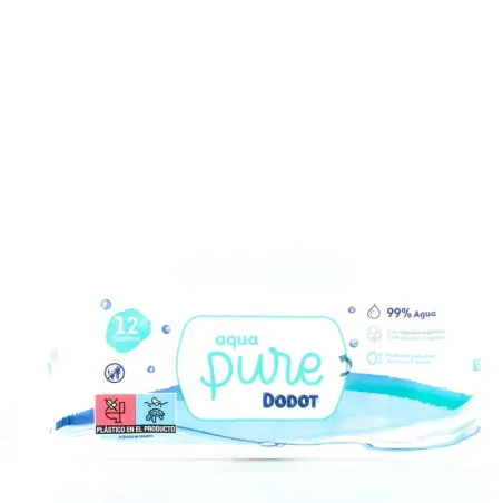 Dodot Aqua Pure, 12 toallitas | BelliFarma