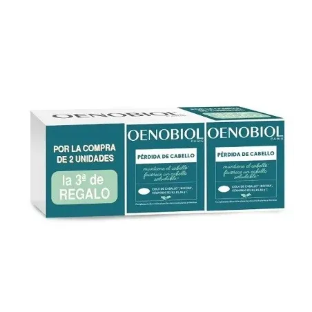 Oenobiol pérdida de cabellos, 3 x 60 cápsulas | BelliFarma