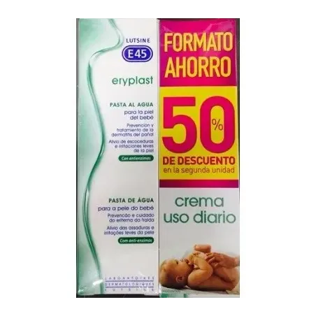 Lutsine Eryplast Pasta al Agua Duplo, 2 x 75 g | BelliFarma