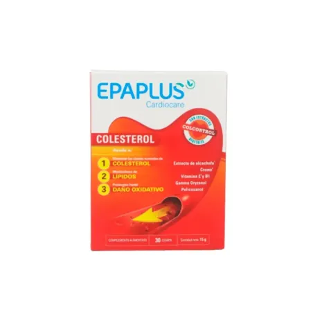Epaplus cardiocare colesterol, 30 comprimidos | BelliFarma