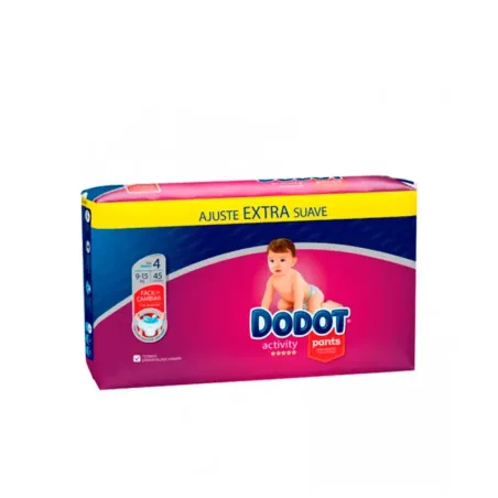 DODOT Pants Activity Extra Jumbo Pack Talla 4, 45 Unidades. | BelliFarma