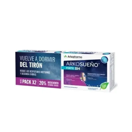 Arkosueño Forte 8h, pack 2x30 comprimidos bicapa | BelliFarma