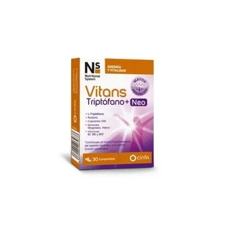 NS Vitans triptófano+Neo, 30 comprimidos | BelliFarma