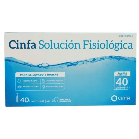 Cinfa Solución Fisiológica, 40 unidosis | BelliFarma
