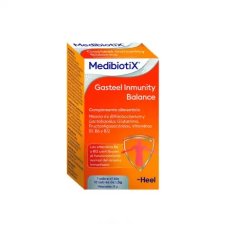 Medibiotix Gasteel Inmunity Balance, 10 sobres | BelliFarma