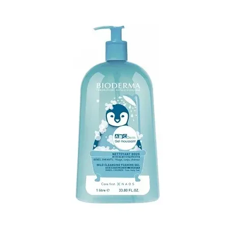 Bioderma ABCDerm gel moussant, 1000 ml | BelliFarma