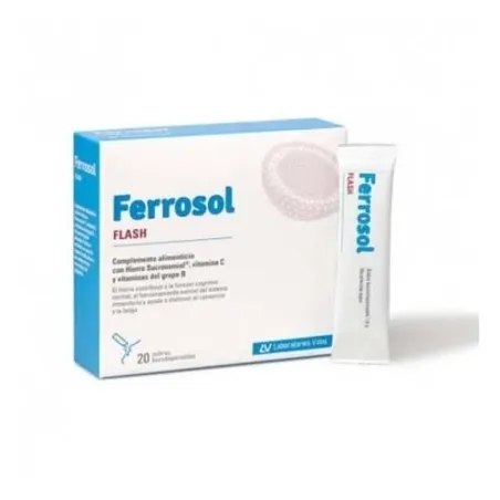 Ferrosol flash, 20 sobres bucodispersables | BelliFarma
