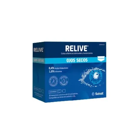 Relive Ojos Secos, 20 monodosis, 0,5 ml | BelliFarma