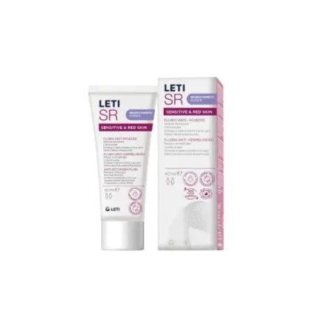 Leti SR fluido anti rojeces, 40 ml | BelliFarma
