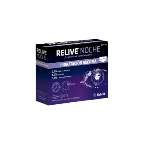 Relive gel oftálmico lubricante, 20 viales monodosis | BelliFarma
