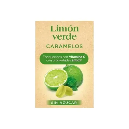 Santé Verte caramelos limón verde, 35 g | BelliFarma