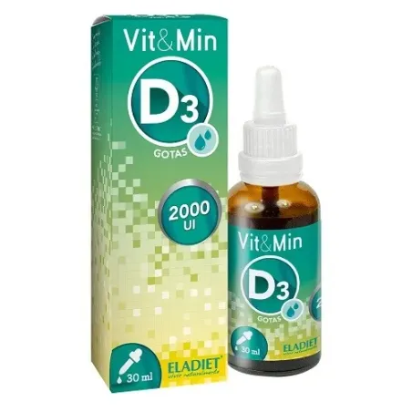 Eladiet vit&min D3 gotas 2000 ui, 30 ml | BelliFarma