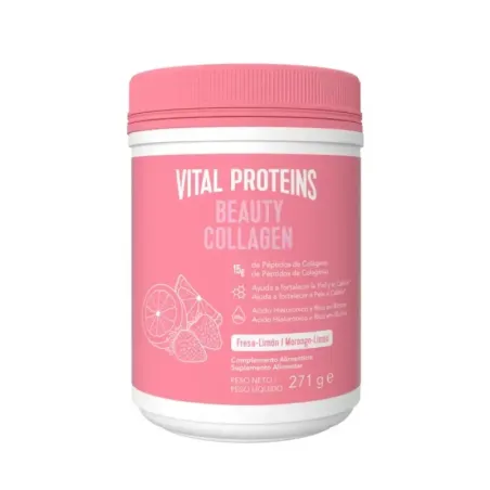 Vital Proteins beauty collagen sabor fresa limón, 271 g | BelliFarma