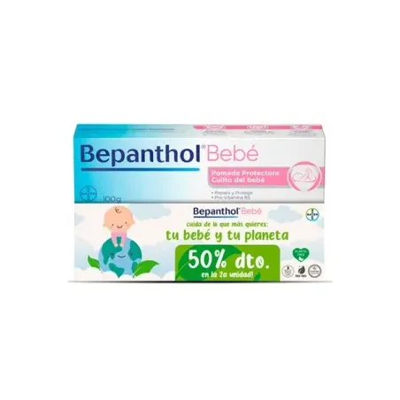 Bepanthol pomada protectora culito bebé, 2x100 g | BelliFarma