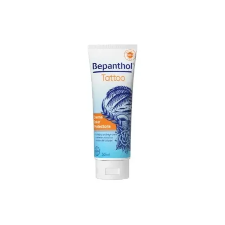 Bepanthol Tattoo crema solar protectora SPF50+, 50 ml | BelliFarma