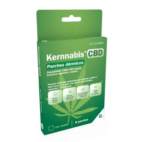 Kernnabis CBD, 8 parches dérmicos| BelliFarma