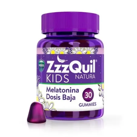 ZzzQuil kids Nature melatonina dosis baja, 30 gominolas| BelliFarma