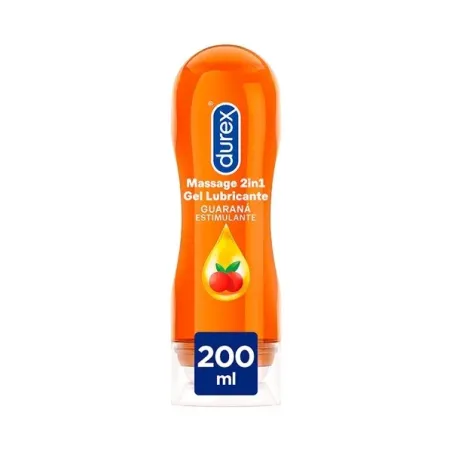 Durex massage 2in1gel lubricante estimulante guaraná, 200 ml| BelliFarma
