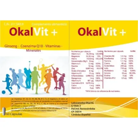 Okalvit + 60 cápsulas| BelliFarma