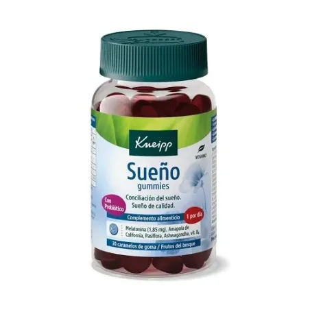 Kneipp Sueño gummies sabor frutos del bosque, 60 gominolas| BelliFarma