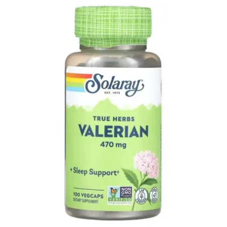 Solaray Valerian Root 470mg - 100 vegcaps| BelliFarma