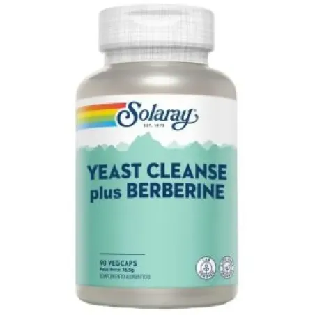 Solaray Plus Yeast Cleanse+9 Berberine 90 vegcaps| BelliFarma