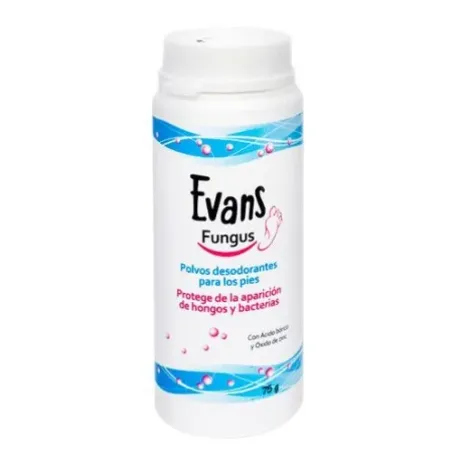 Evans Fungus Polvos Desodorantes Pies 75g| BelliFarma