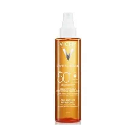 Vichy Capital Soleil SPF50+ Aceite Cell Protect 200ml| BelliFarma
