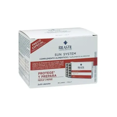 Rilastil Sun System Oral 60 capsulas| BelliFarma