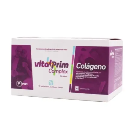 Vitalprim Complex Colágeno en polvo, 30 sobres sabor naranja| BelliFarma