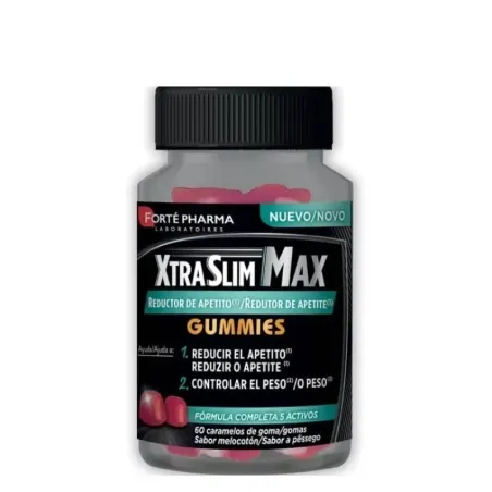 Xtraslim Max Reductor Apetito Sabor Melocoton 60 Gummies| BelliFarma