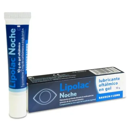 Lipolac Noche Gel Oftalmico 1 tubo 10 gramos| BelliFarma